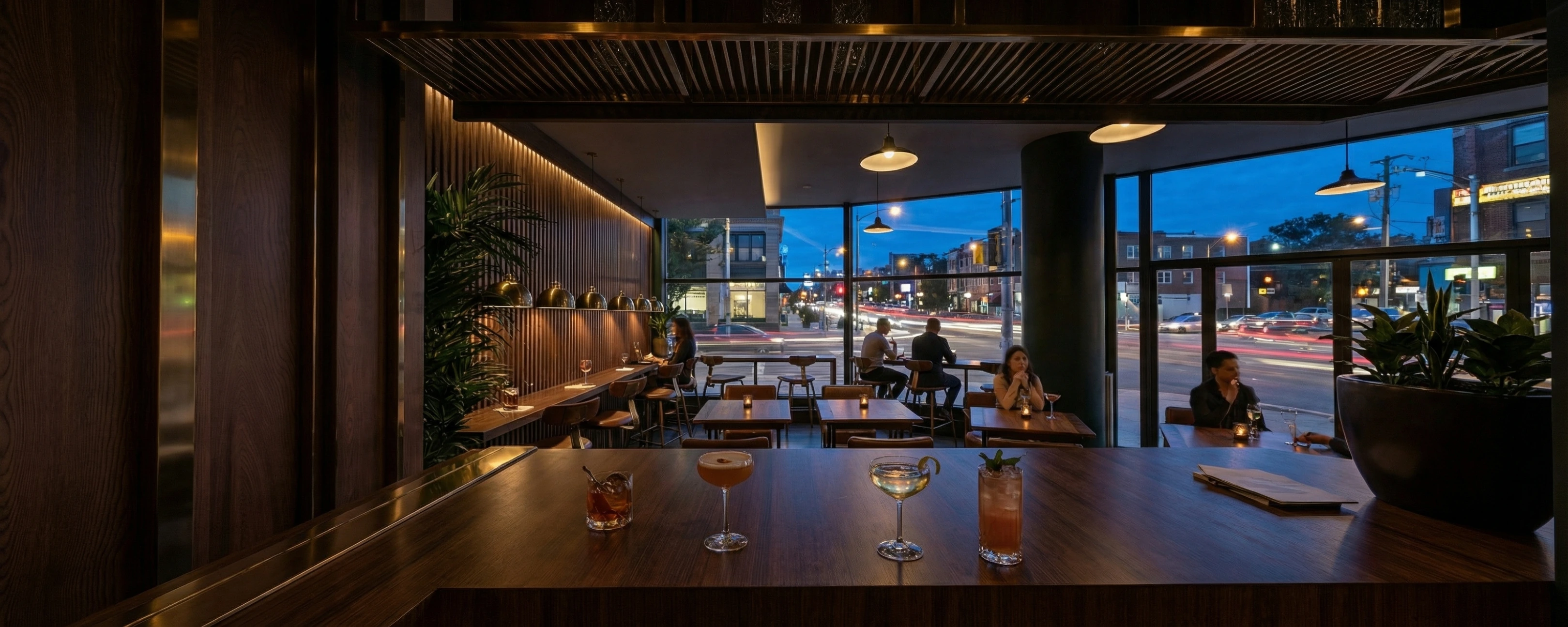 Modern Cocktail Bar Interior - Image 3